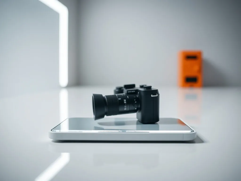 Nahaufnahme eines Smartphone-Displays mit feinen Kratzern im Licht.