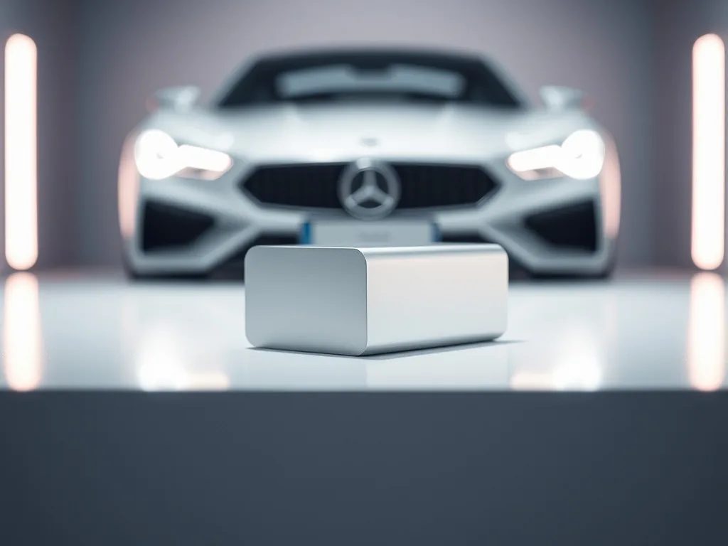 Motorblock aus Magnesiumlegierung mit frischen Bearbeitungsspuren, Werkstattlicht