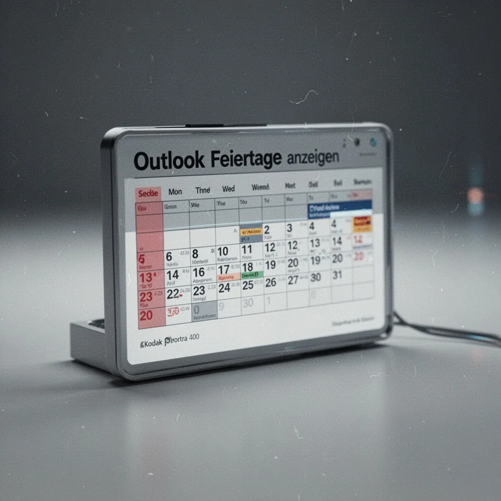 Outlook-Feiertage 2026 anzeigen: So blenden Sie jeden freien Tag ein